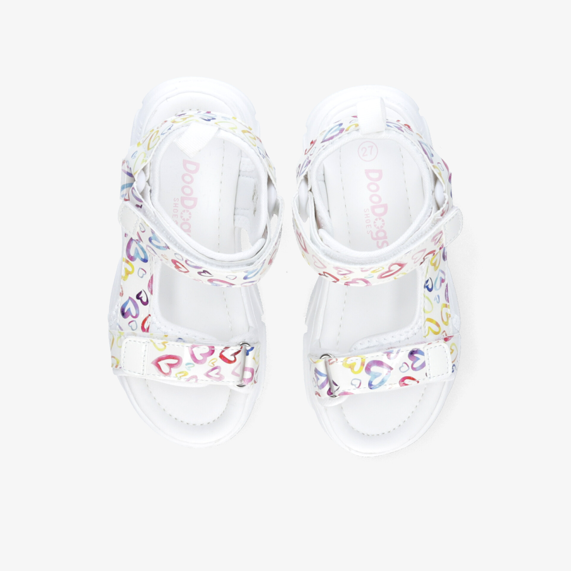 DooDogs Kinder Sandalen weiß