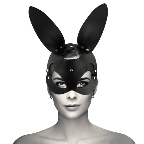 Coquette Chic Desire - Vegansk skinnmaske med kaninører
