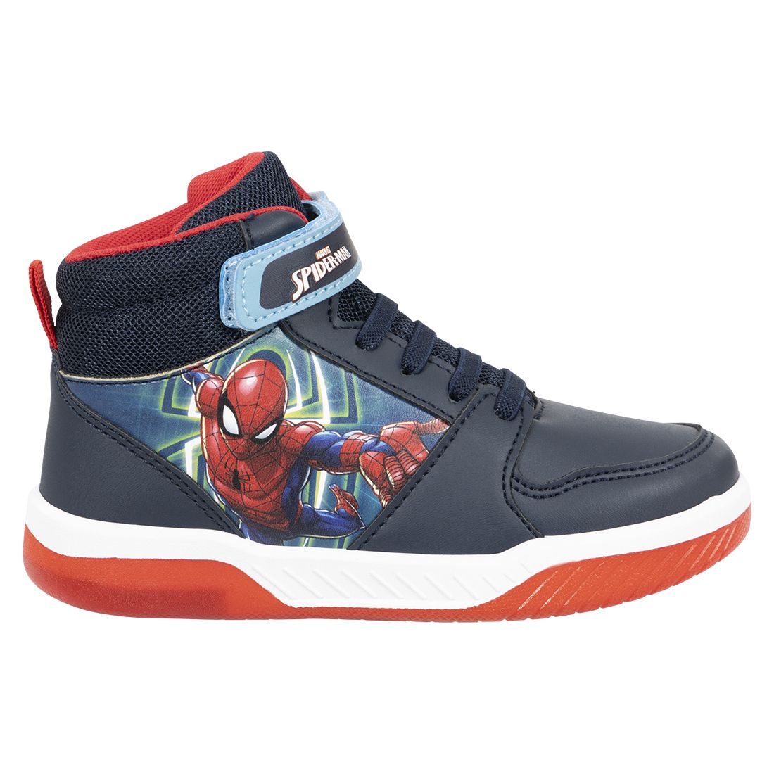 Vintersneaker med fôr Spiderman