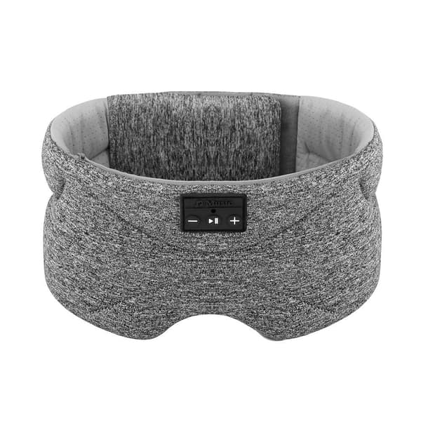 INF Sovehodetelefoner, Bluetooth-sovemaske Grå