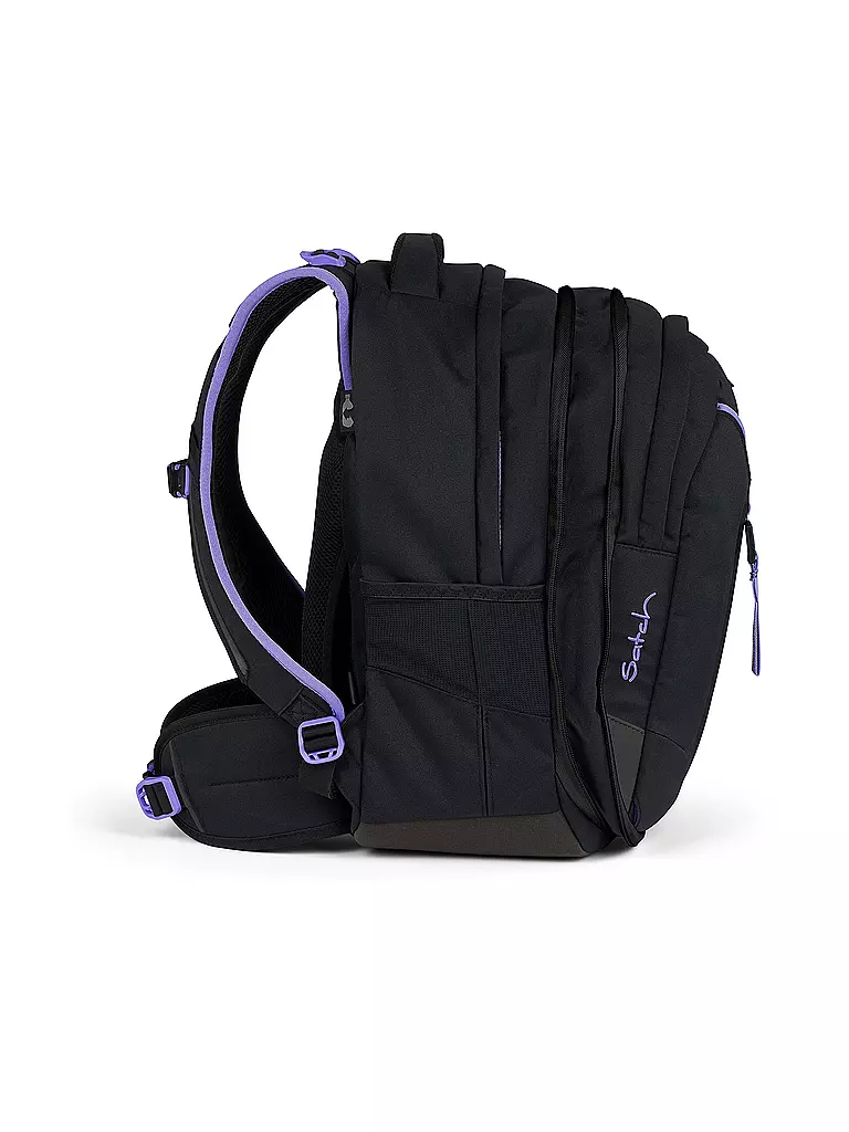 SATCH Schulrucksack Match Purple Phantom schwarz