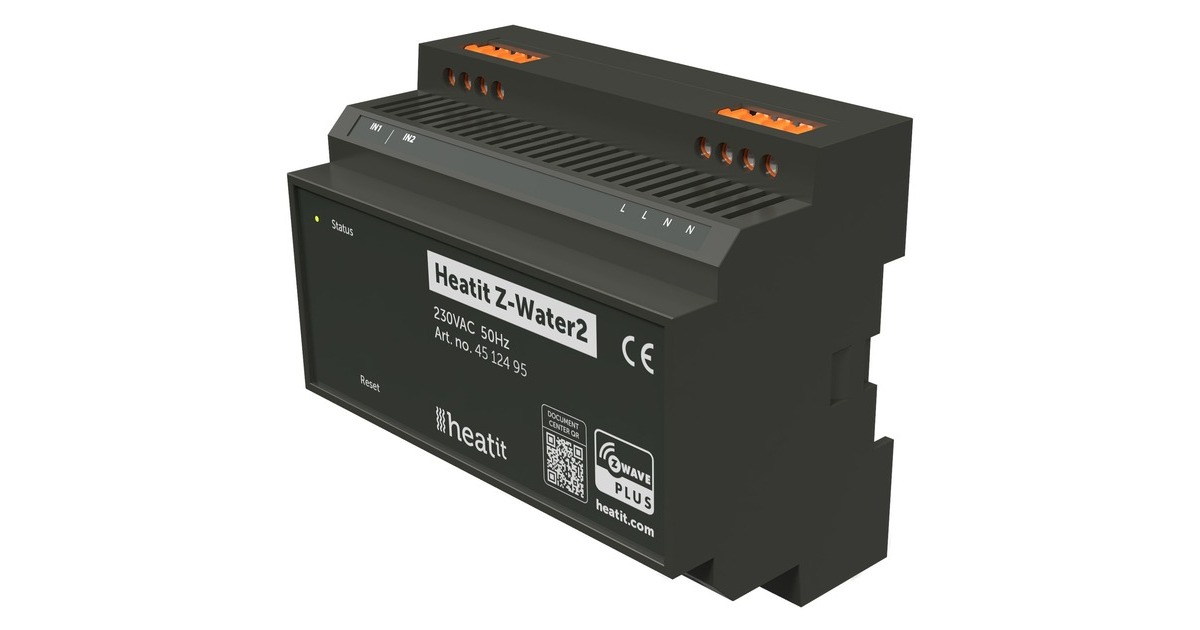 heat itZ-Water2 thermostaat  (Zwart)