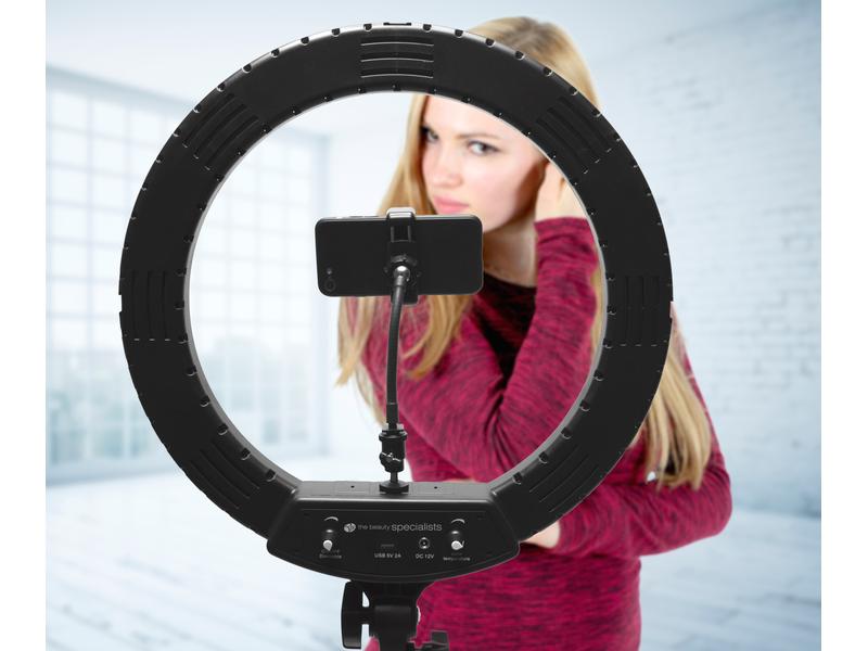 Rio Dimmbares LED Ring Light Make-up & Vlogging RL18 Ø 45 c LED-Ringlicht für Make-up, Vlogging oder Fotografie