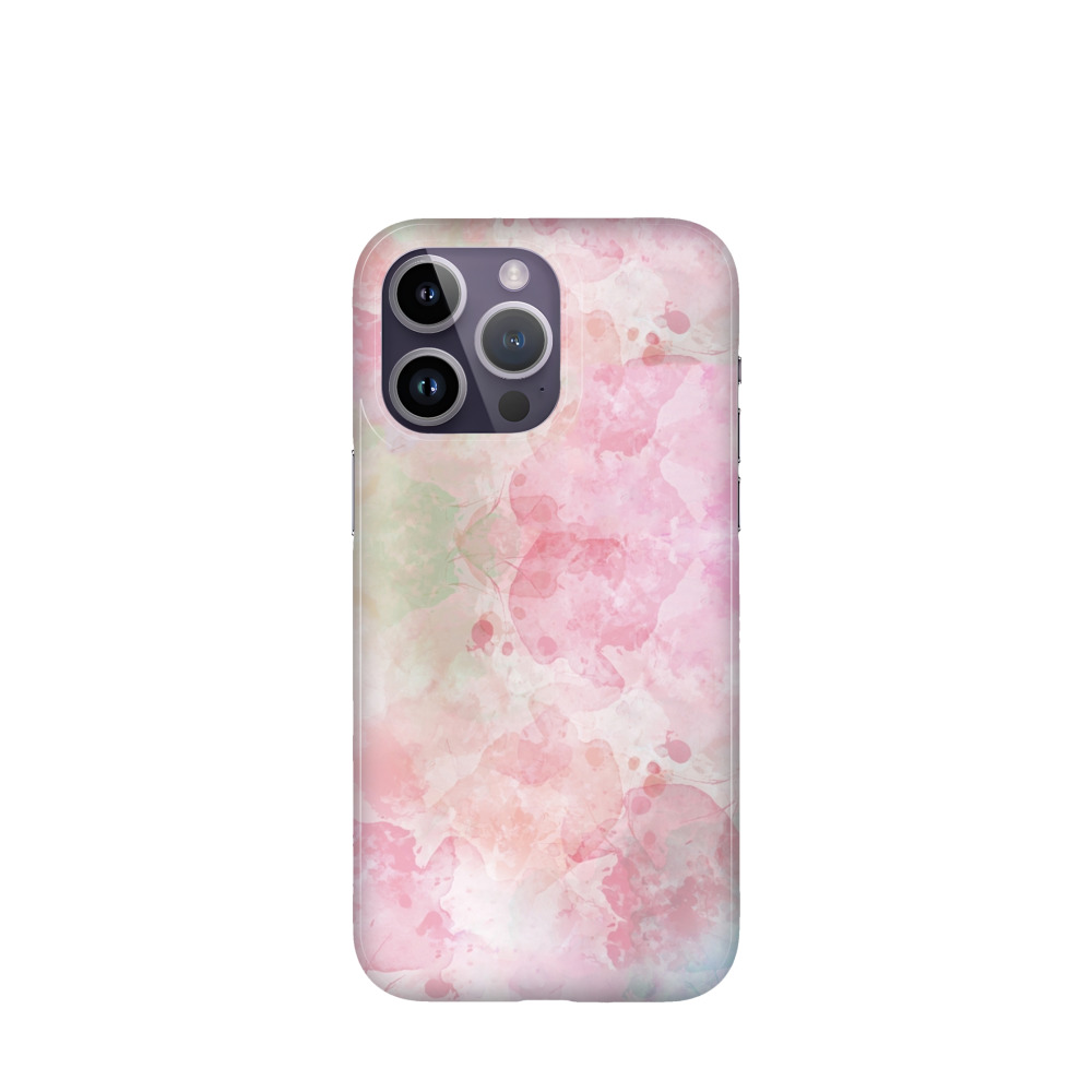 iPhone 14 Pro Max Kunststoff Hülle Pastellhauch - Rosa