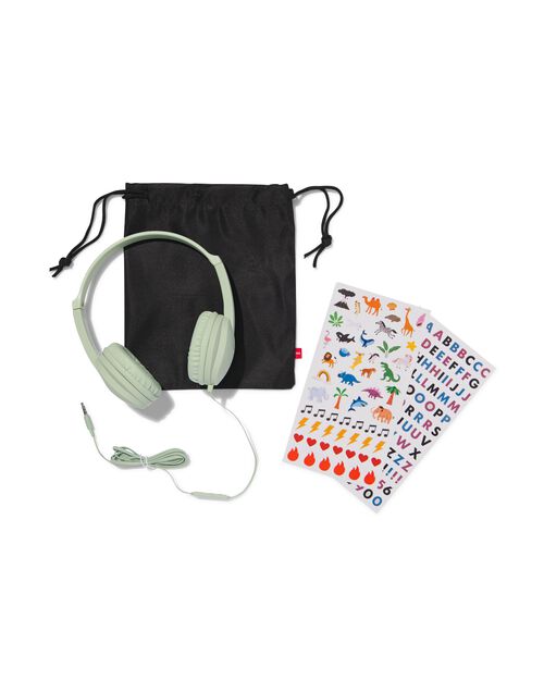 casque enfant avec limitation du volume menthe