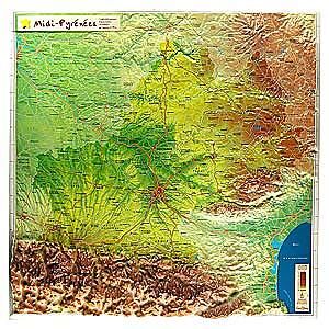 GEORELIEF - GEORELIEF MIDI PYRENEES 42X42