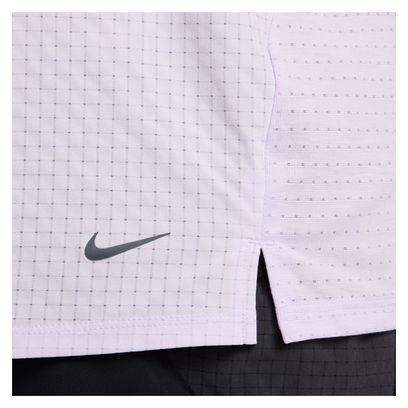 Maillot manches courtes Nike Trail Solar Chase Mauve Homme