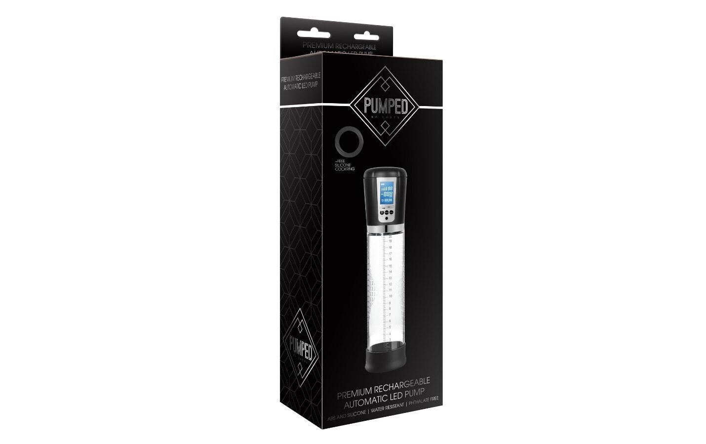 Penispumpe Premium Automatic LCD PumpPenispumpe mit digitaler Anzeige