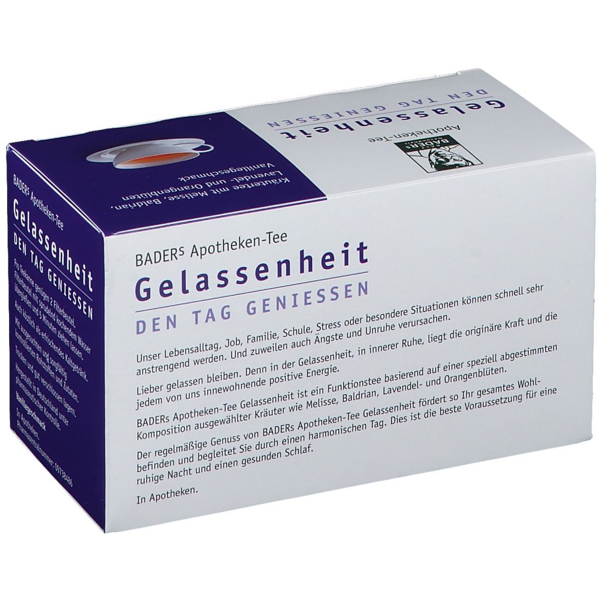 BADERs Apotheken-Tee Gelassenheit