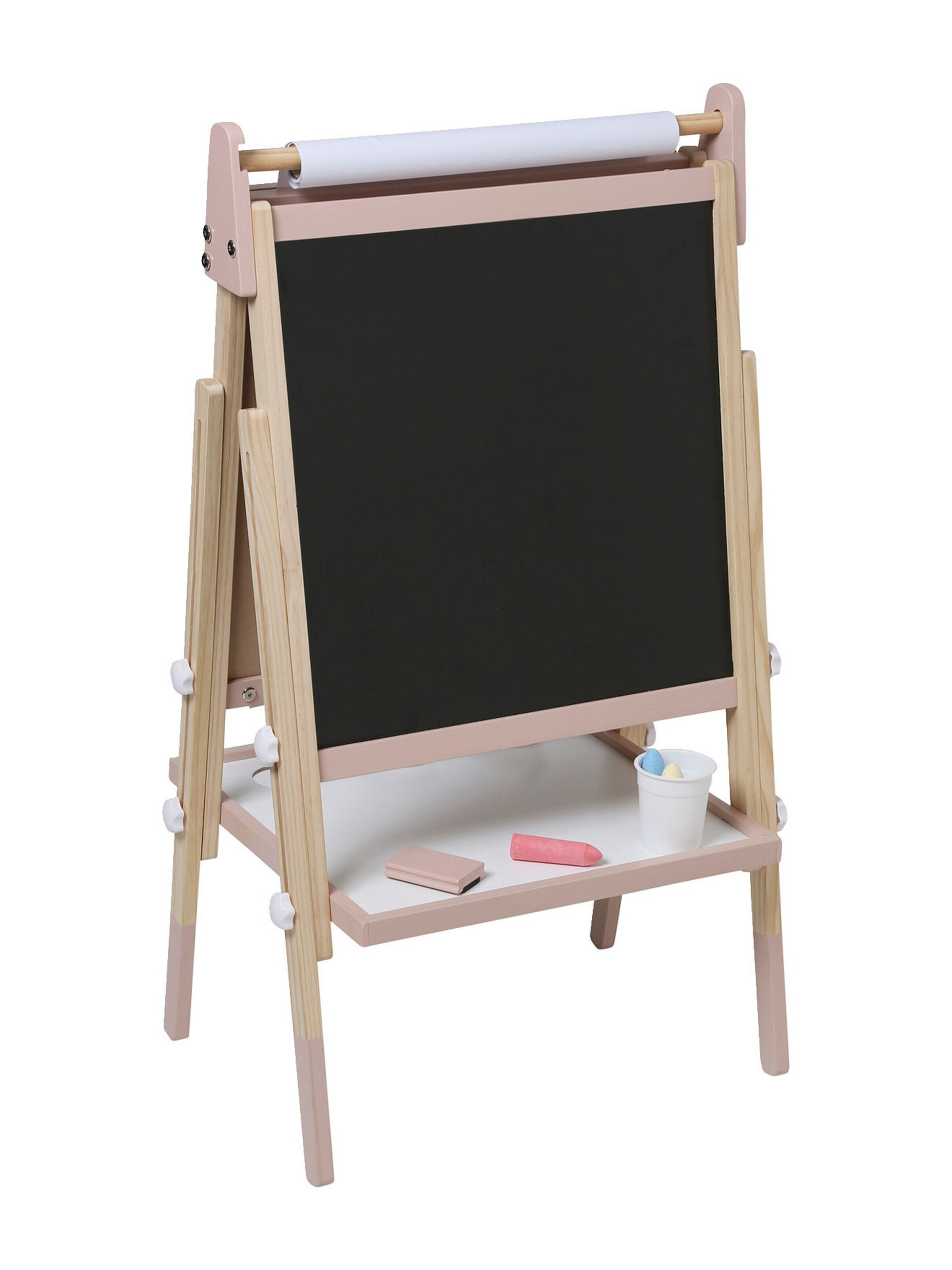 Vertbaudet 3-in-1 Tafel mit Mal-Zubehör FSC® rosa
