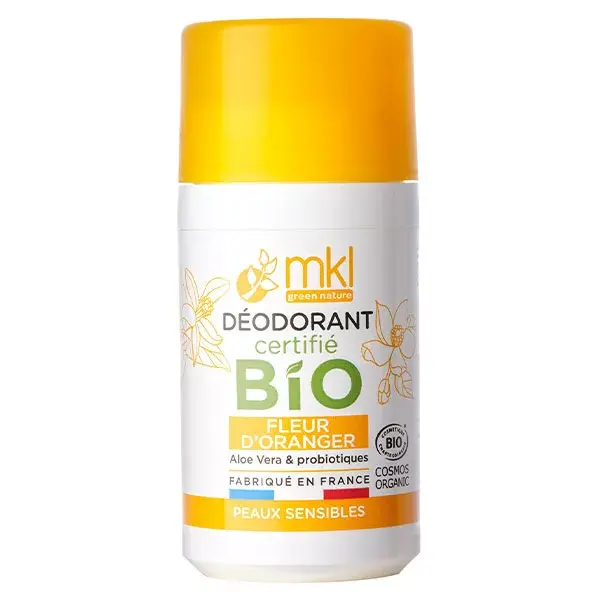 Desodorante orgânico MKL Green Nature com aroma de flor de laranjeira, 50ml