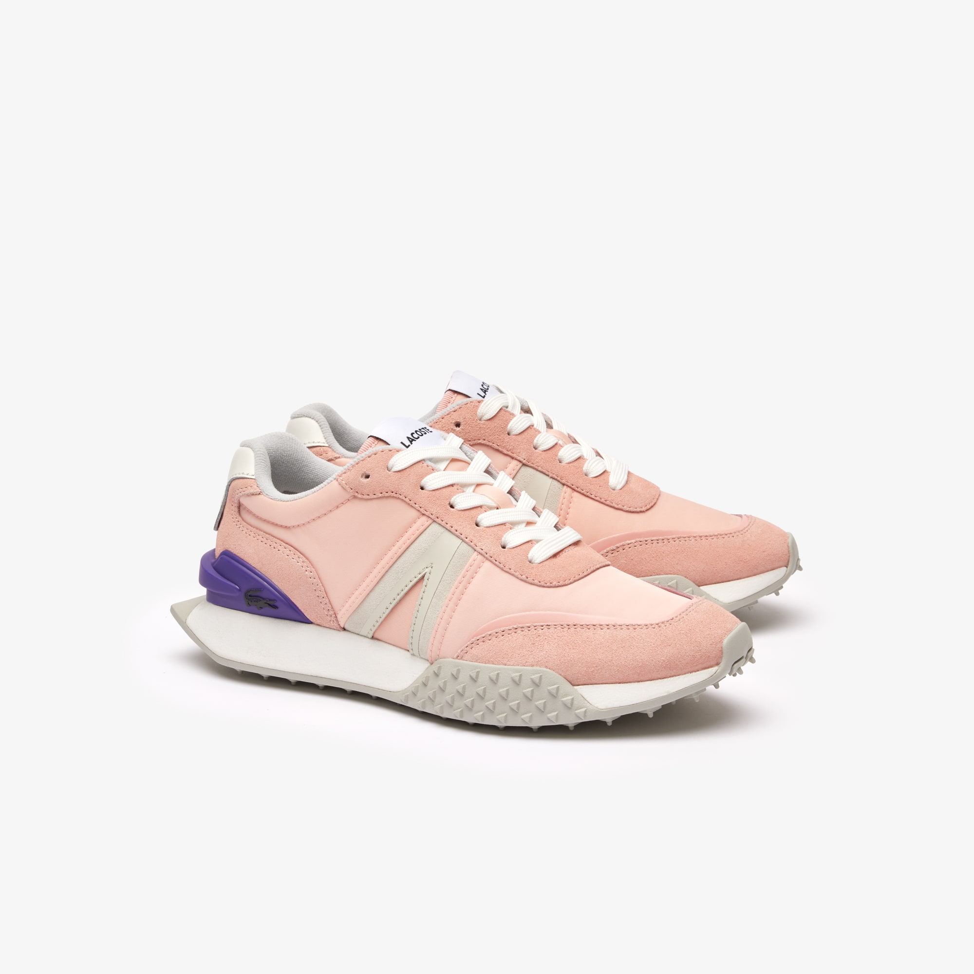 Sneakers L-Spin Deluxe femme en mix matières Sneakers - Rose - Lacoste - Femme