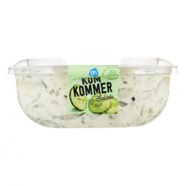 Albert Heijn Komkommersalade klein (voor uw eigen risico, geen restitutie mogelijk)