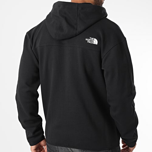 Sweat Zippé Capuche Tech A7UQ2 Noir