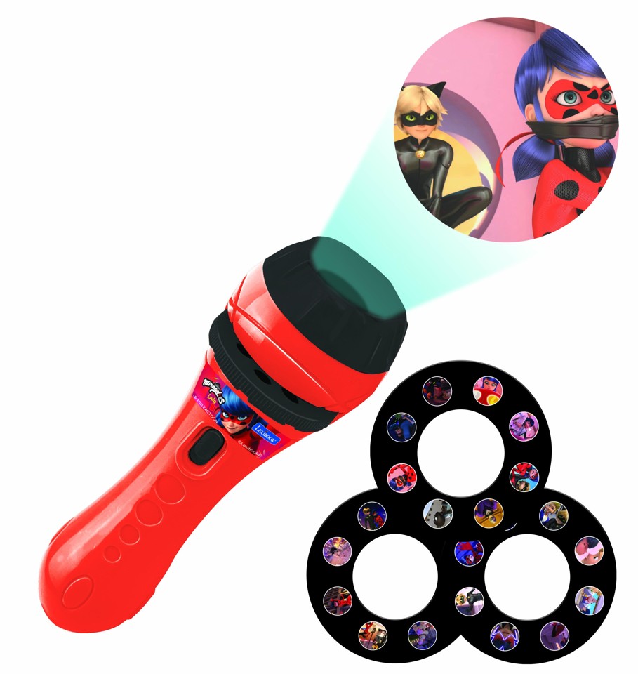 Lexibook - Miraculous Stories Projector and Torch Light - (LTC050MI)