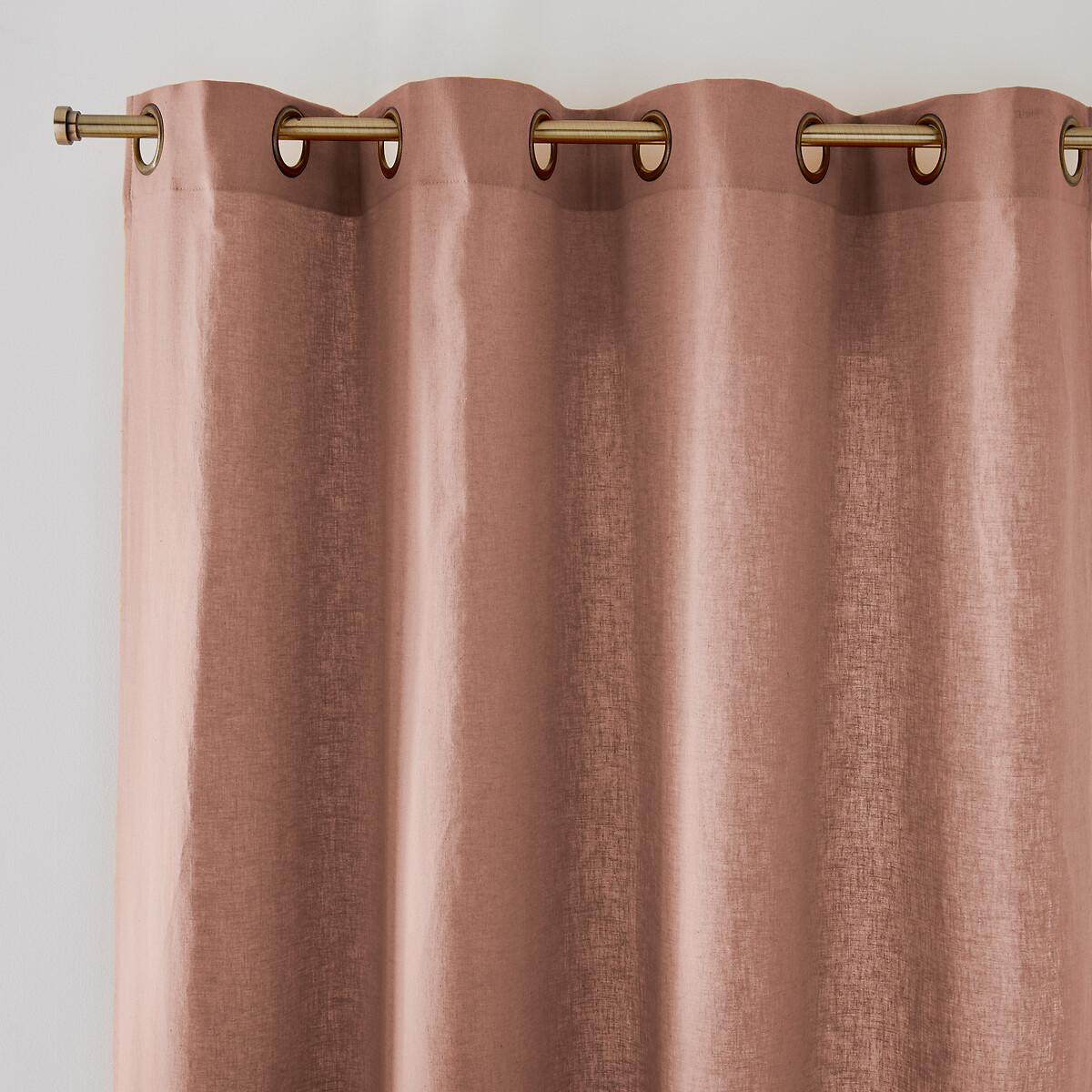 LA REDOUTE INTERIEURS<br>Cortina de meio linho com ilhós, Lincot