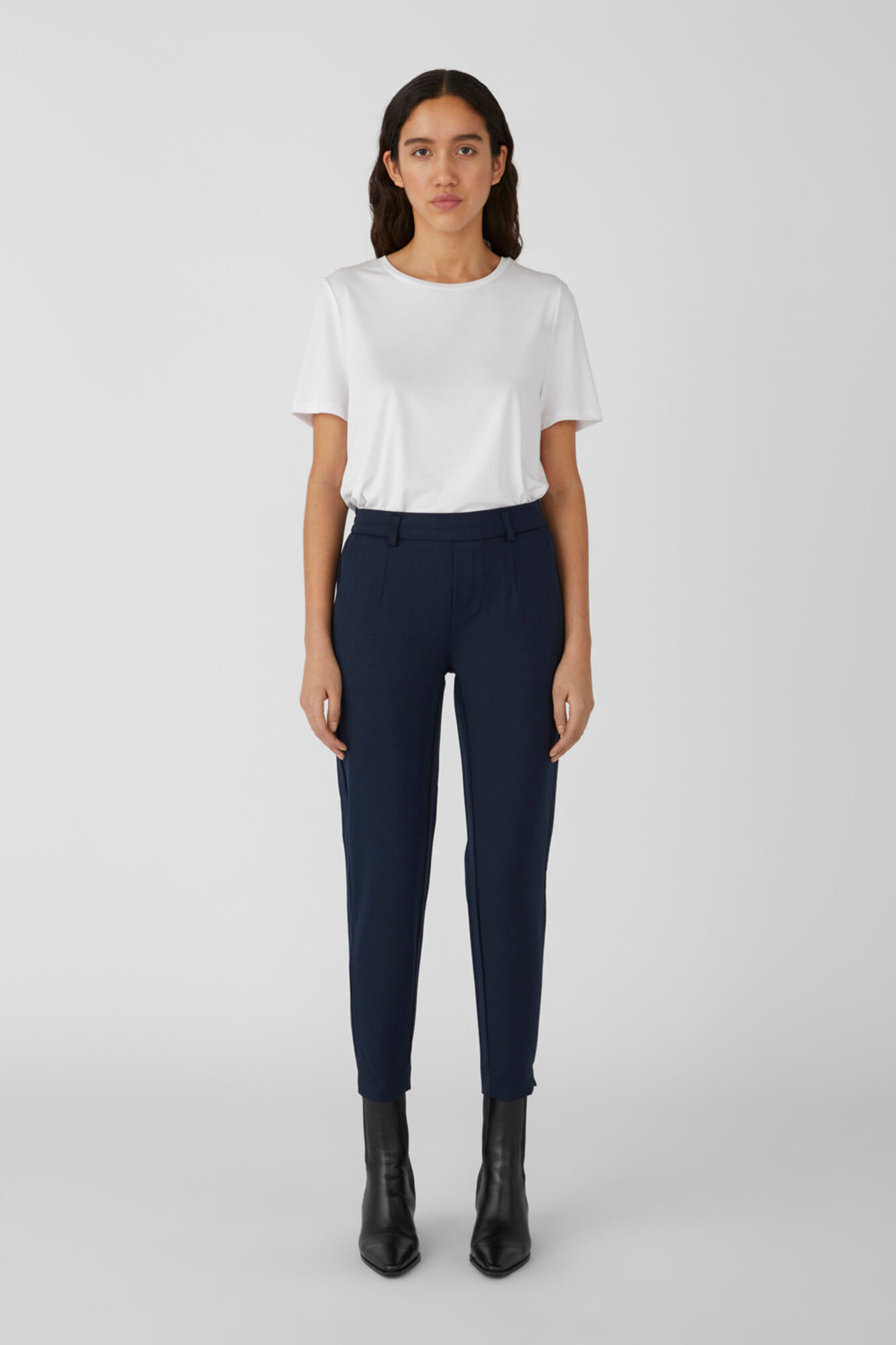 Calça reta - Azul