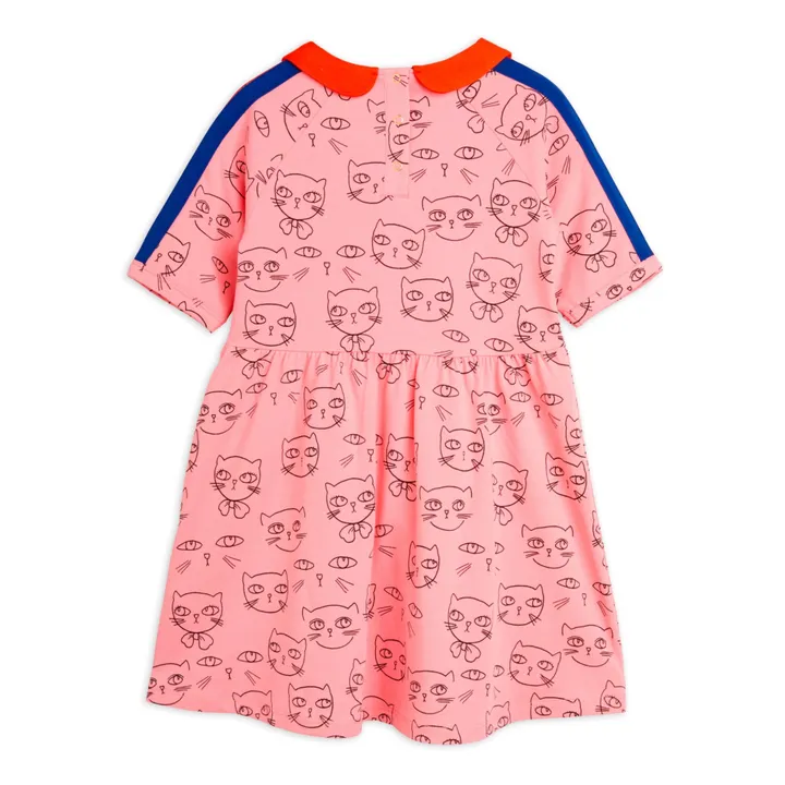 Mini Rodini Robe Cathlete Coton Bio | Rose