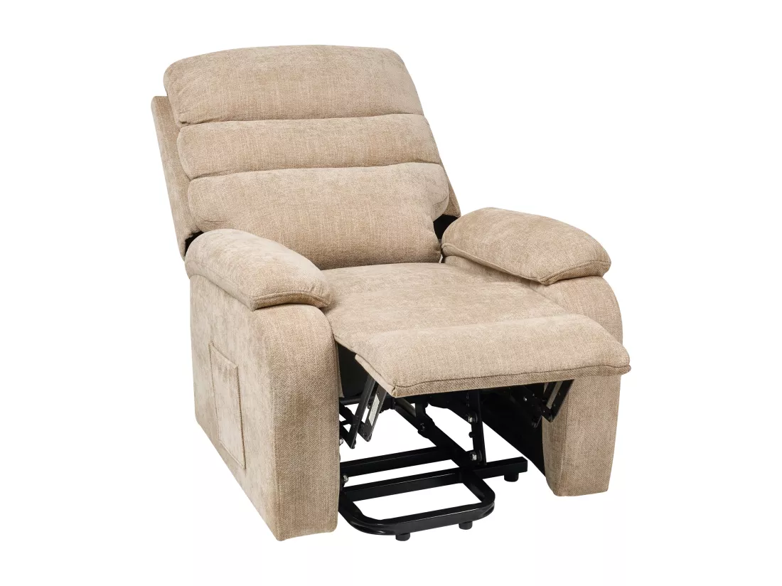 Fauteuil inclinable électrique RISE Tissu Beige
