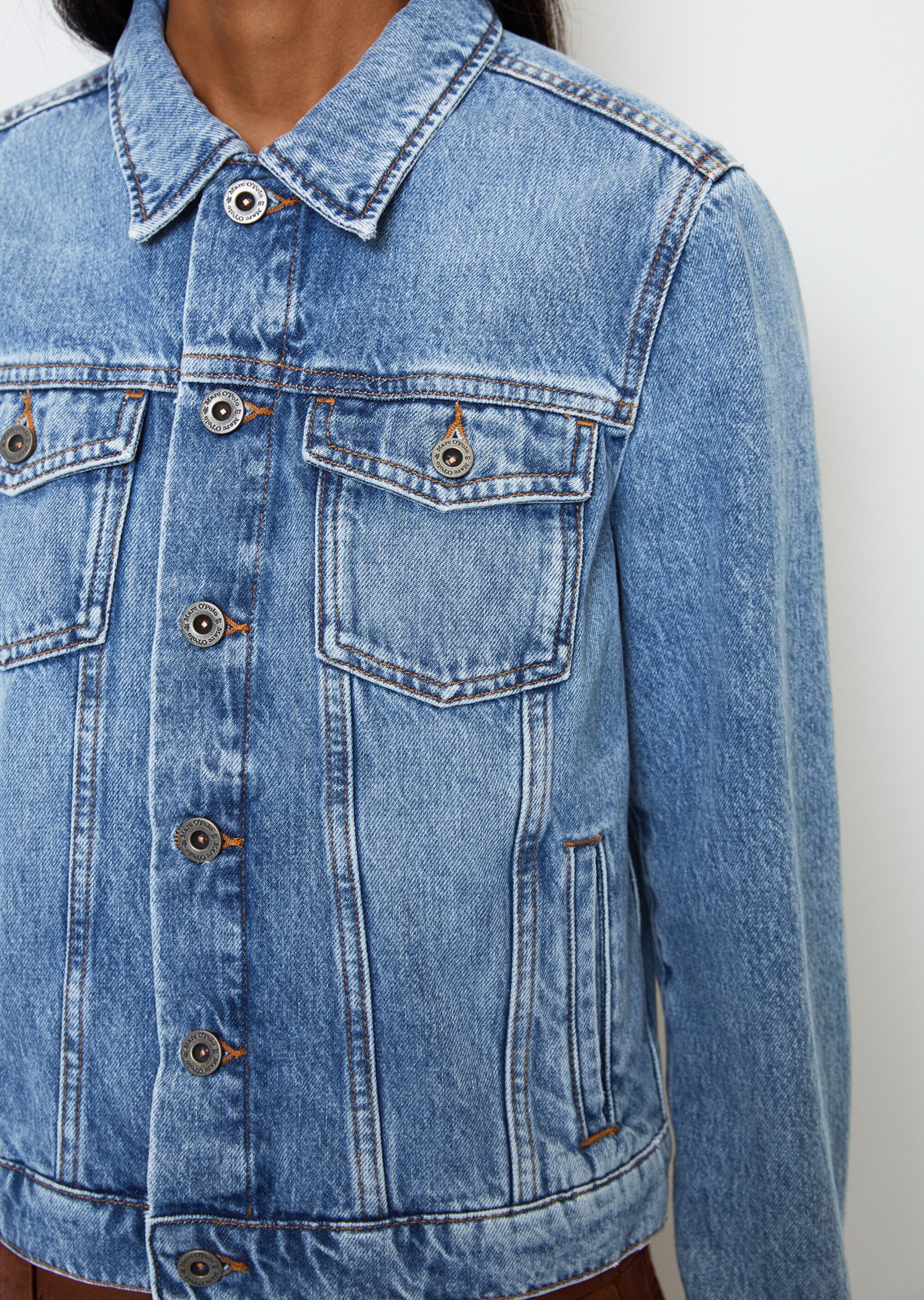 Klassische Jeansjacke regularaus Organic Cotton