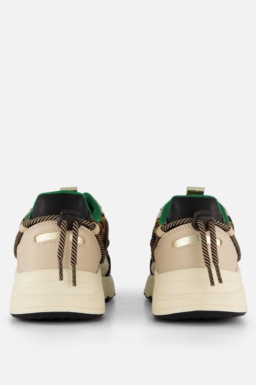 POSH by Poelman Sneakers blauw Textiel