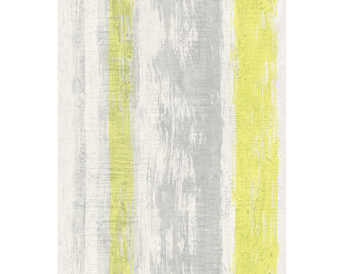 Vliesbehang 94425-1 Best of Wood'n Stone 2 strepen grijsgroen
