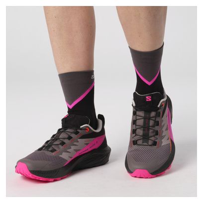 Chaussures de Trail Femme Salomon Sense Ride 5 Gris/Rose
