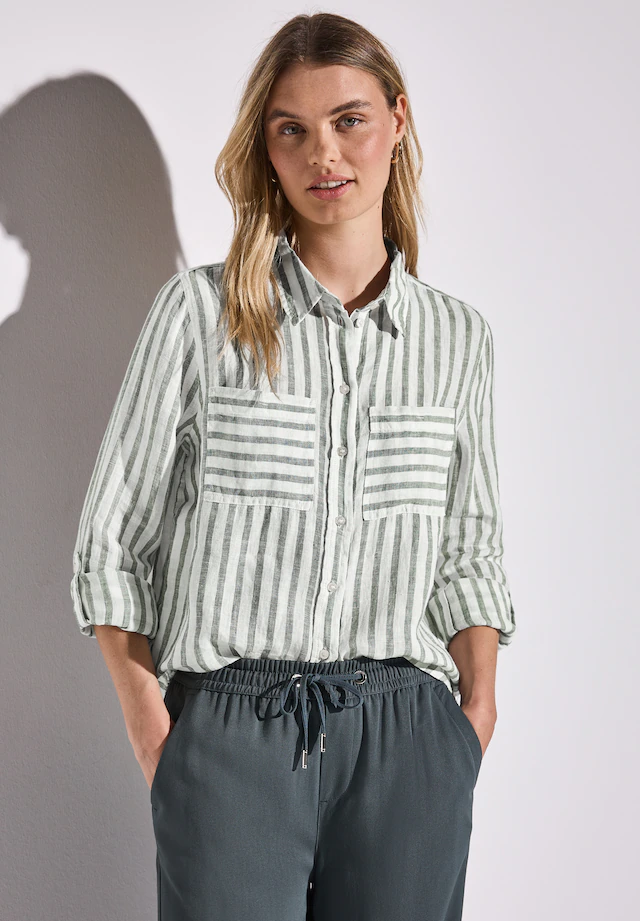 STREET ONE Hemdbluse , mit Streifen Muster