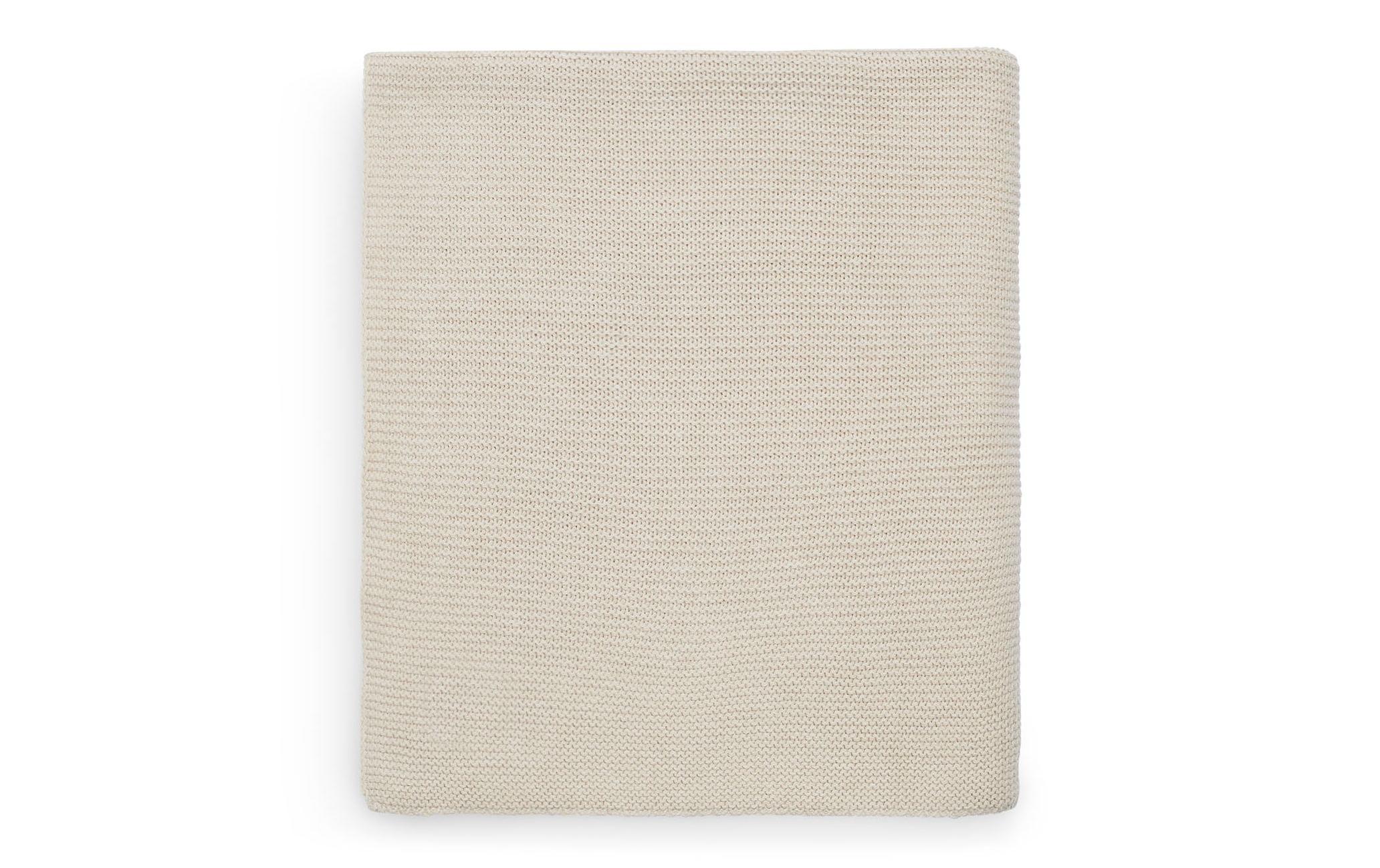 Kuscheldecke Basic Knit Nougat 75 x 100 cmWeiche und gestrickte Decke für Wiege