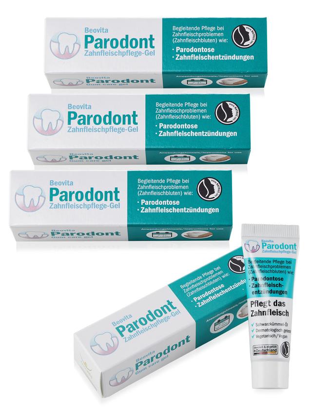 Parodont Zahnfleischpflege-Gel, 4er-Set
