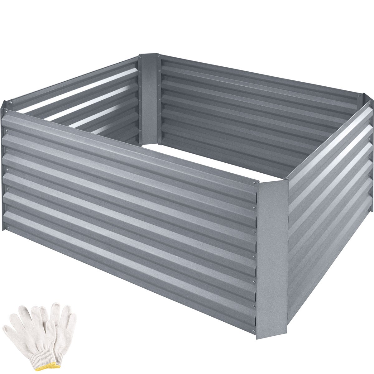 Verhoogd tuinbed tectake Salvia van gegalvaniseerd staal 120 x 90 x 57 cm