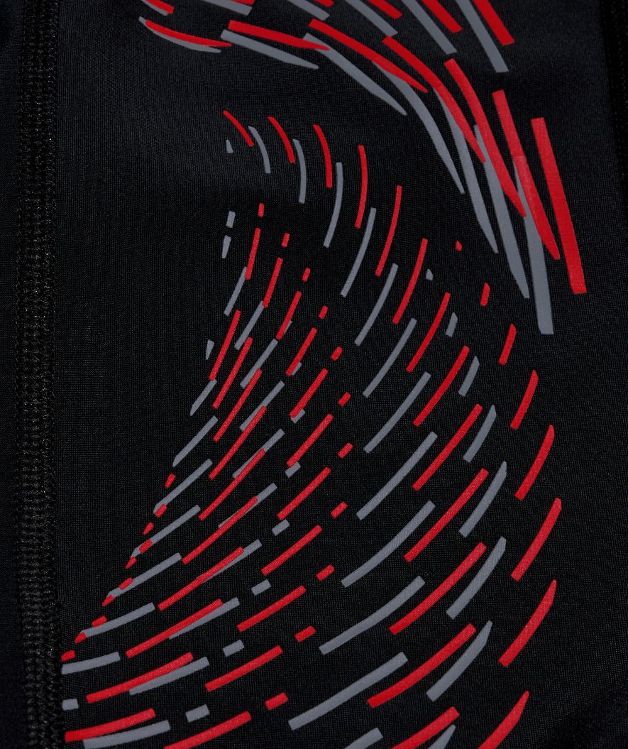 Speedo lange badebukser til drenge - Plastisol Placement - Sort