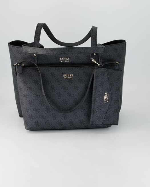 Guess Brenton Tote Handtasche in Grau