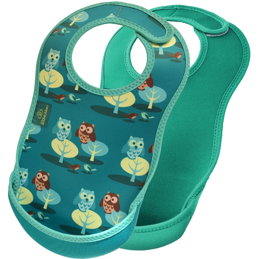 Bibetta® Lätzchen Bibetta UltraBib® Eulen Doppelpack