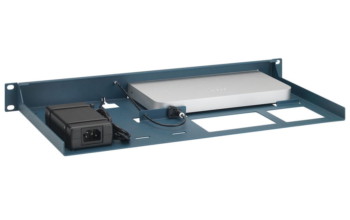 Rackmount Kit RM-CI-T4 für Meraki GX50 / MX64 / MX67 / MX67C<br>Rackmount.RM-CI-T4 - Rack – Metallic Blau