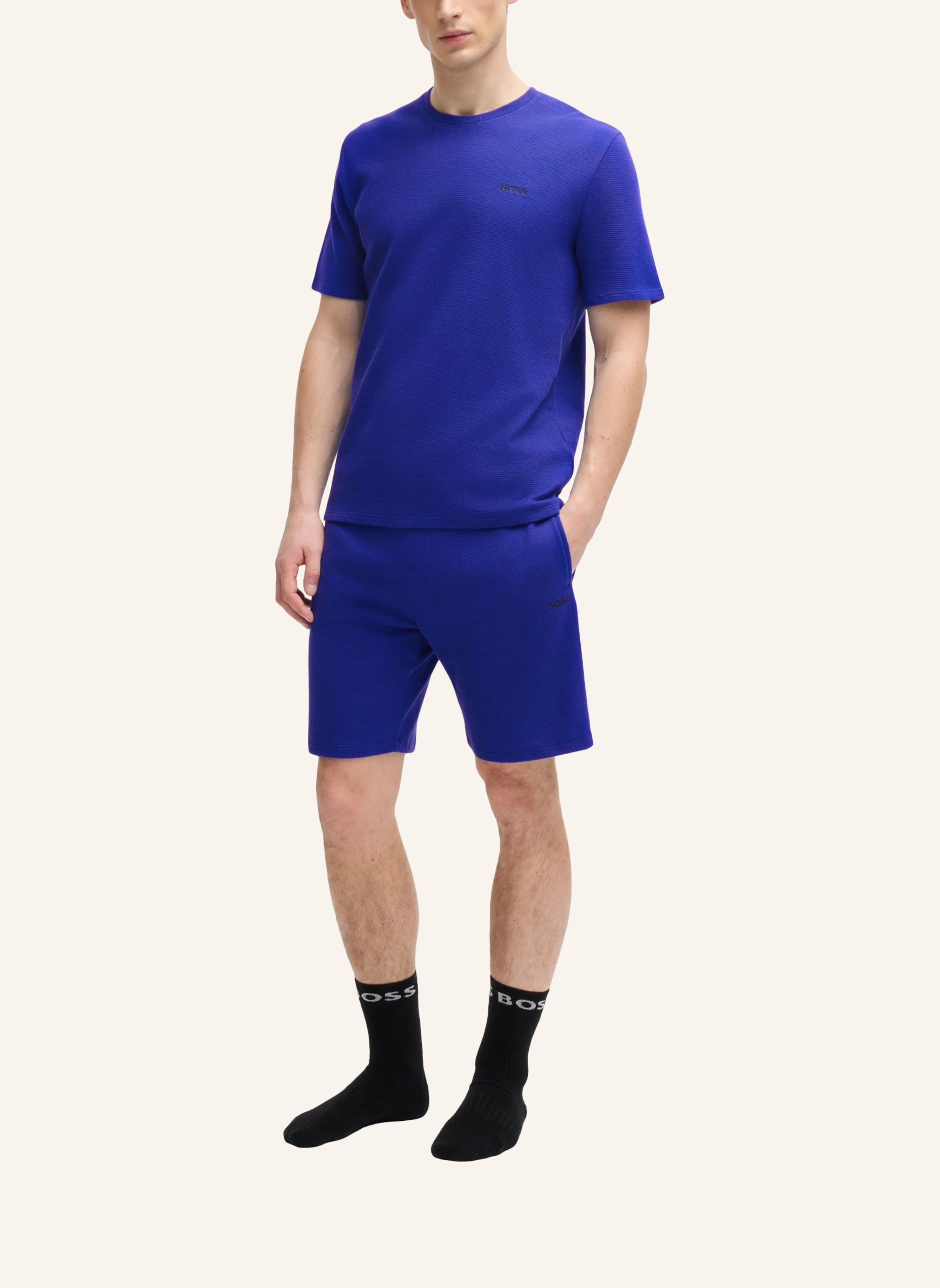 BOSS Pyjamas Unterteil WAFFLE SHORTS