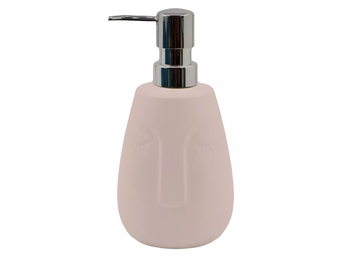 Set de salle de bain 3 pièces en céramique rose