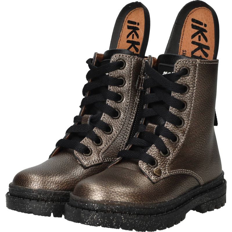 IK-KE Veterboots Zilver Meisjes