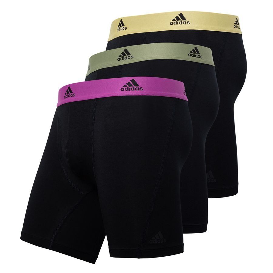 adidas Shorts Boxer Brief Pack de 3 - Noir/Rose/Vert/Doré
