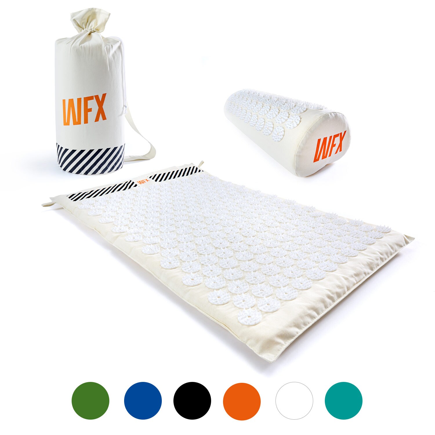 DoYourFitness Akupressur-Set Jimuta 20x20x42cm Tasche/Matte/Kissen versch. Farben