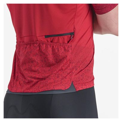 Maillot Manches Courtes Castelli Unlimited Terra Rouge