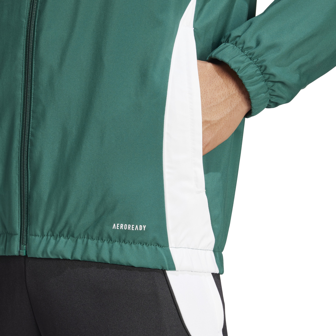Adidas Tiro 24 Windbreaker Donkergroen Wit