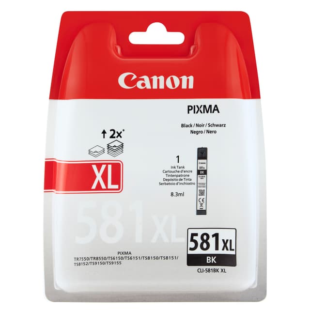 Canon blækpatron CLI-581XL Sort