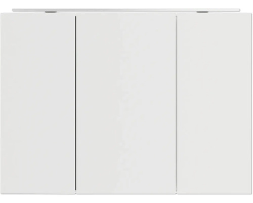 NOBILIA spiegelkast, programma 1-6, 179, 100 x 21 x 72 cm, wit hoogglans, LED, IP 44