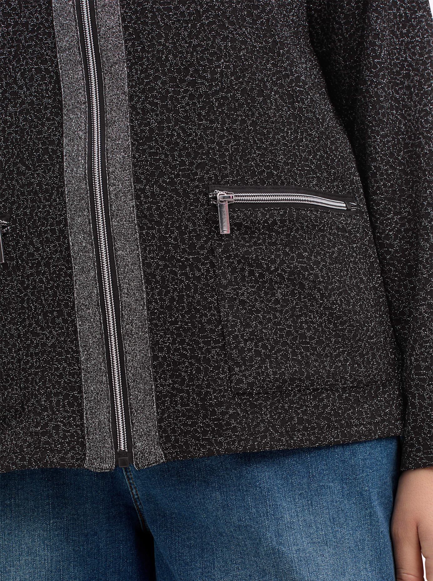 Sheego Shirtjacke »Sweatjacke«, 1 Stk.