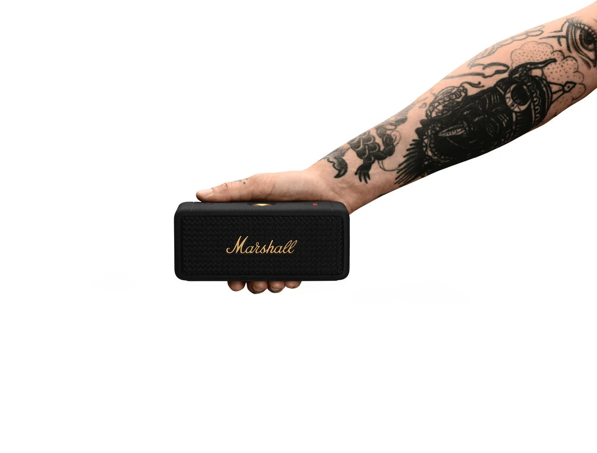 Marshall Emberton II Black and Brass Enceintes Bluetooth portables