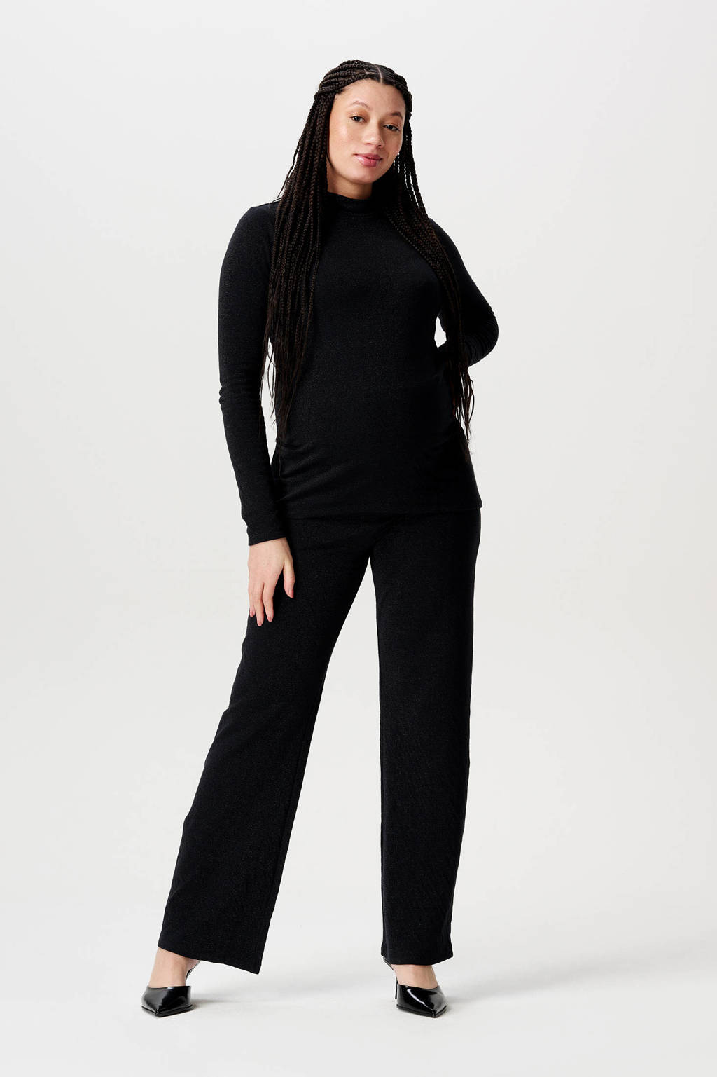 Noppies glitter top zwart