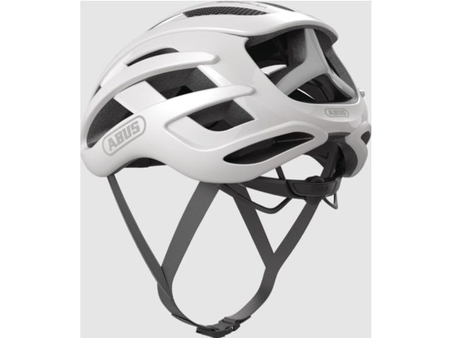 Abus AirBreaker Race Fietshelm Polar Wit