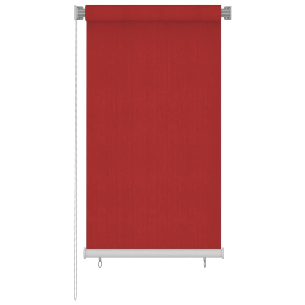 Store roulant d'extérieur 80x140 cm rouge pehd