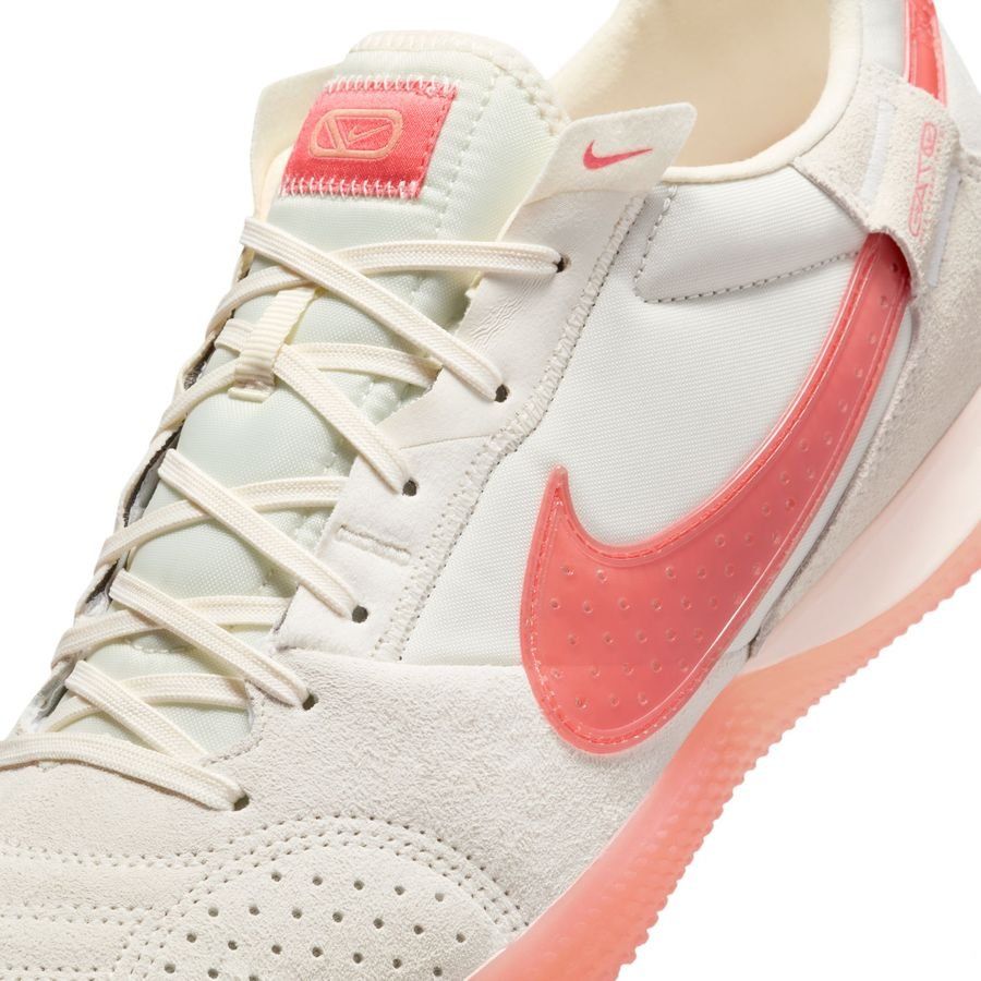 Nike Streetgato IC Small Sided - Blanc/Apricot Agate